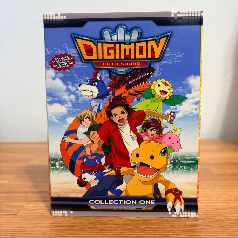 Digimon Data Squad Collection One DVD Box Set 3 Discs Anime TV Show Well Go USA